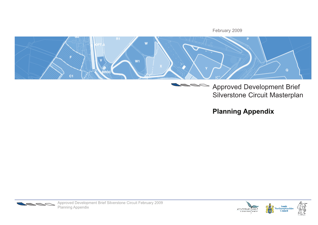 Approved Development Brief Silverstone Circuit Masterplan