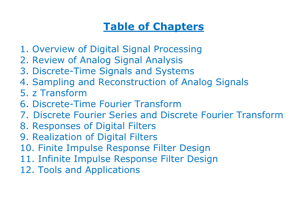 Discrete-Time Fourier Transform 7