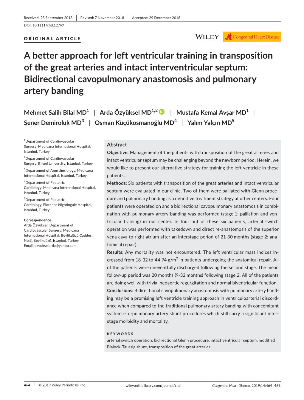 A Better Approach for Left Ventricular Training In