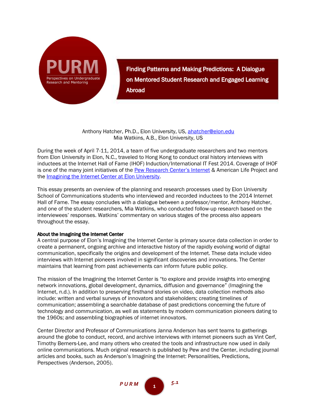 PURM Revised Manuscript -- Stretching Beyond