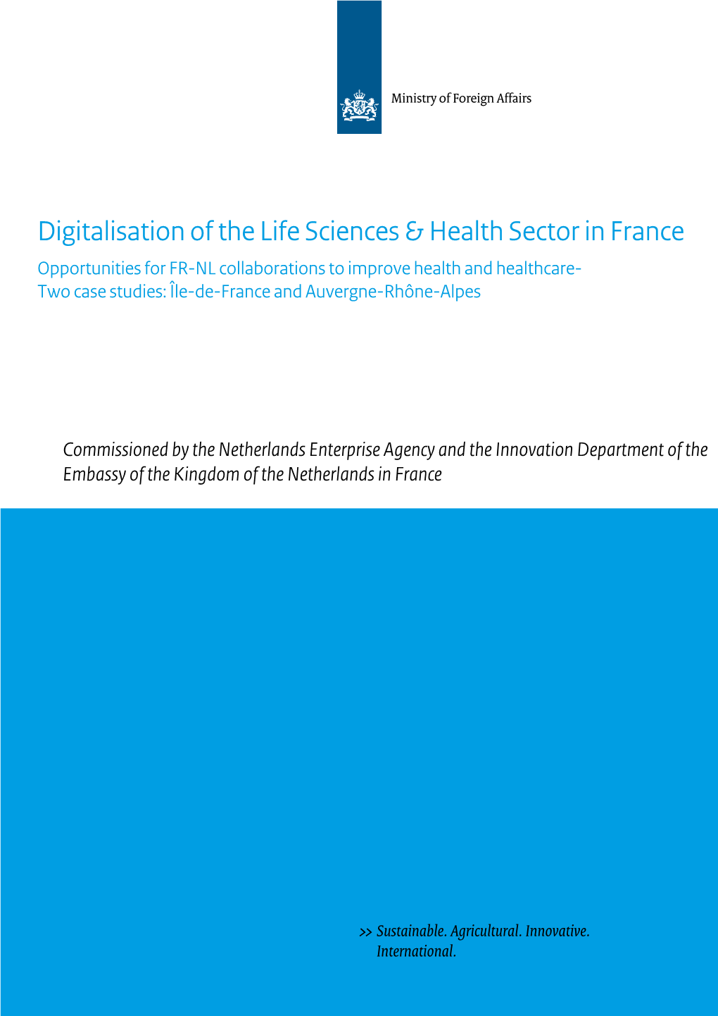 Digitalisation of the Life Sciences & Health Sector in France