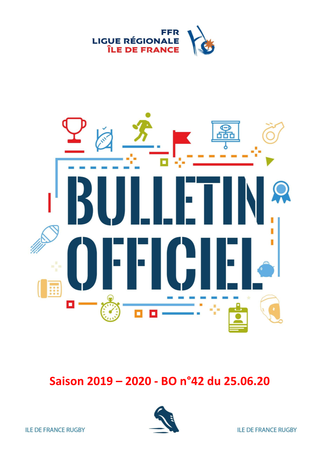 Saison 2019 – 2020 - BO N°42 Du 25.06.20