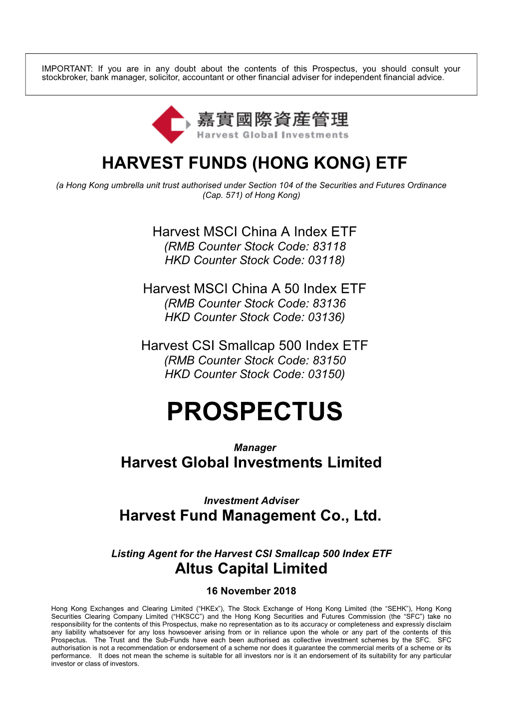 Harvest Global Investments Limited