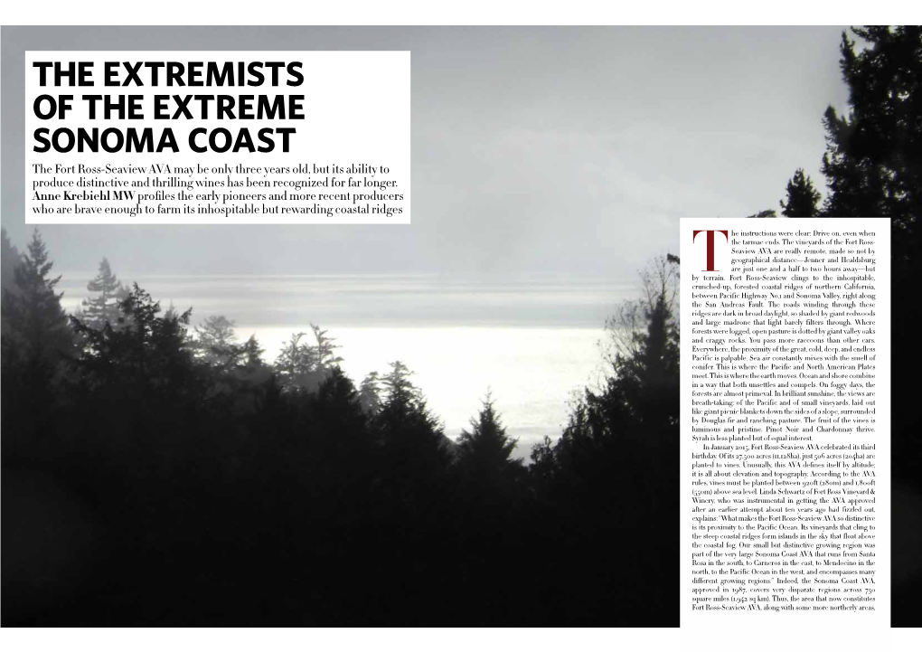 The Extremists of the Extreme Sonoma Coast