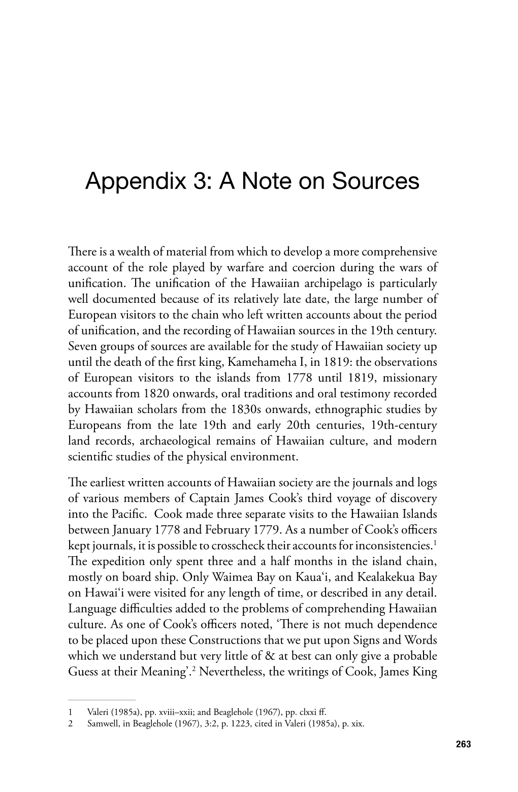 Appendix 3: a Note on Sources