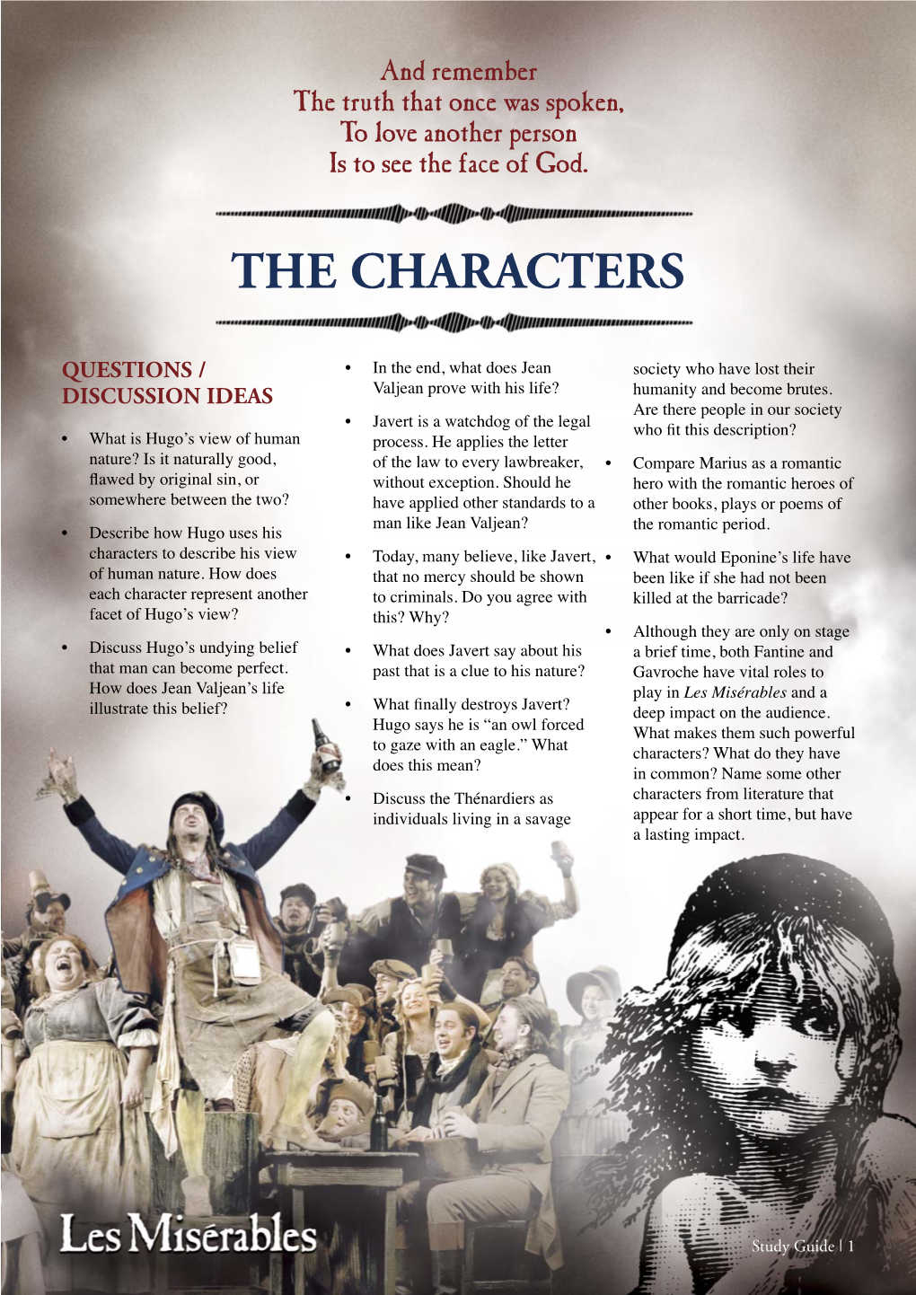 Les Mis Education Study Guide.Indd