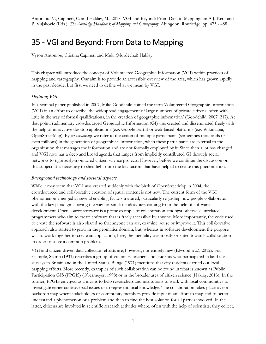 35 - VGI and Beyond: from Data to Mapping