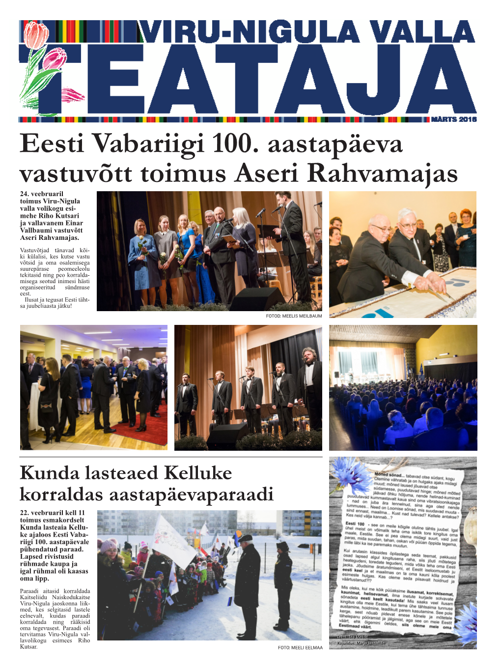 Eesti Vabariigi 100. Aastapäeva Vastuvõtt Toimus Aseri Rahvamajas 24