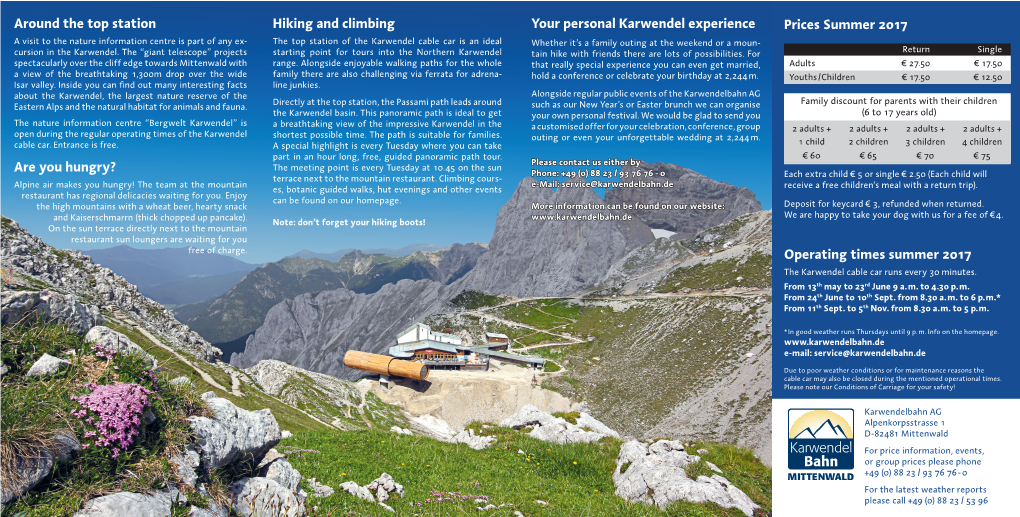 Hiking and Climbing Your Personal Karwendel