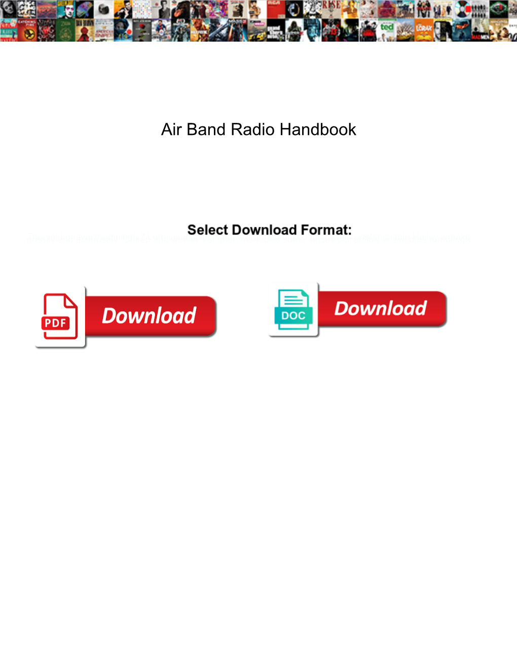 Air Band Radio Handbook