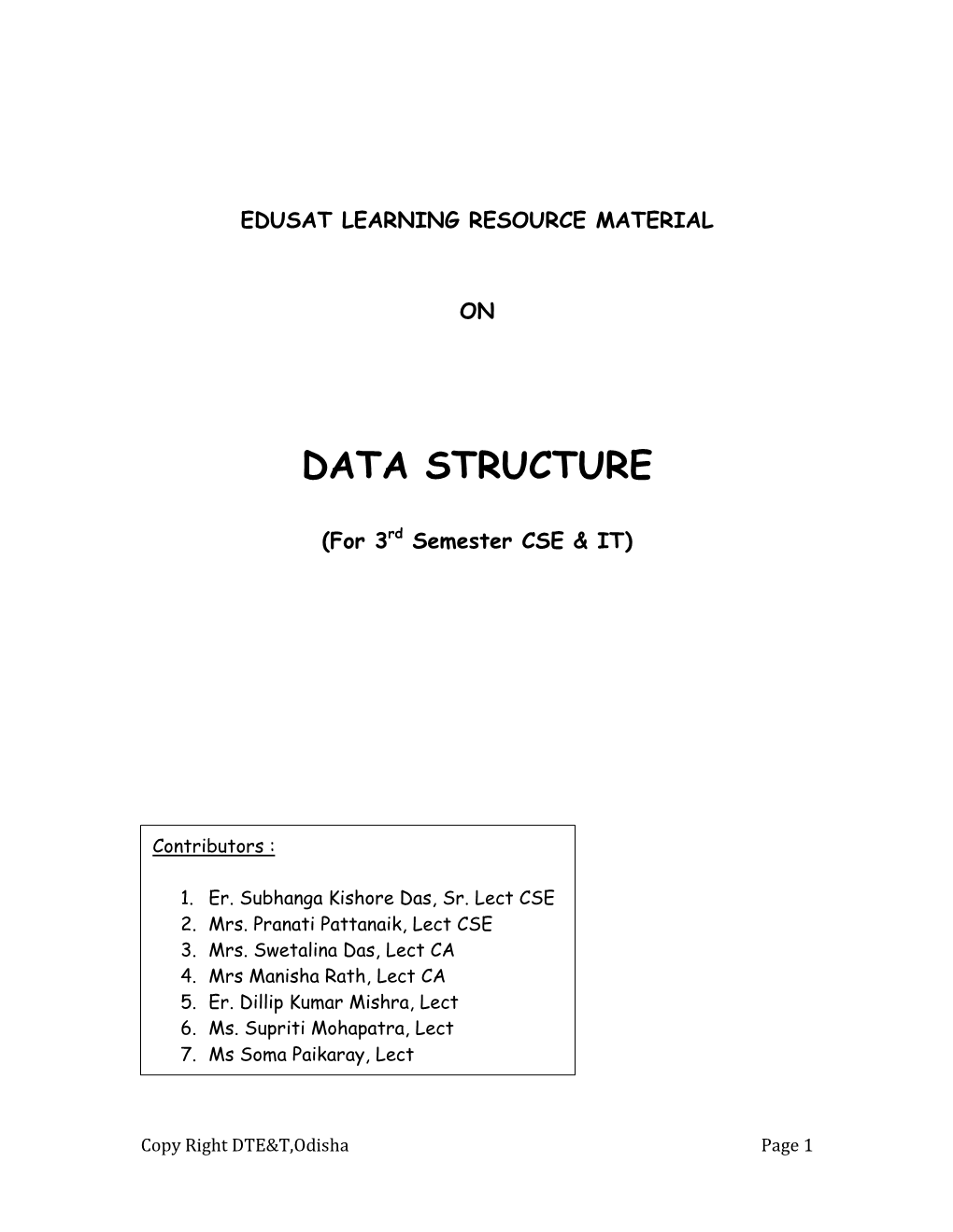 Data Structure