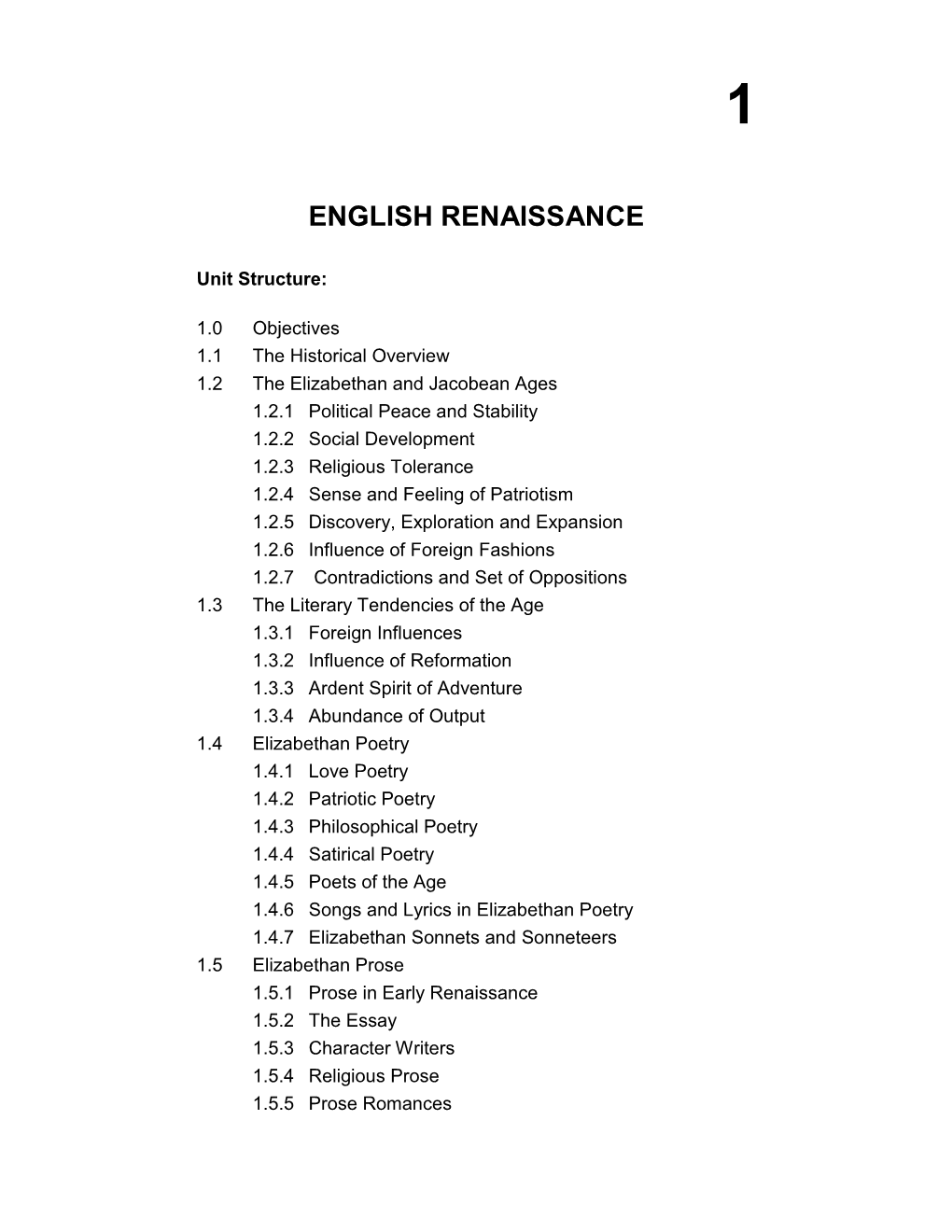 English Renaissance