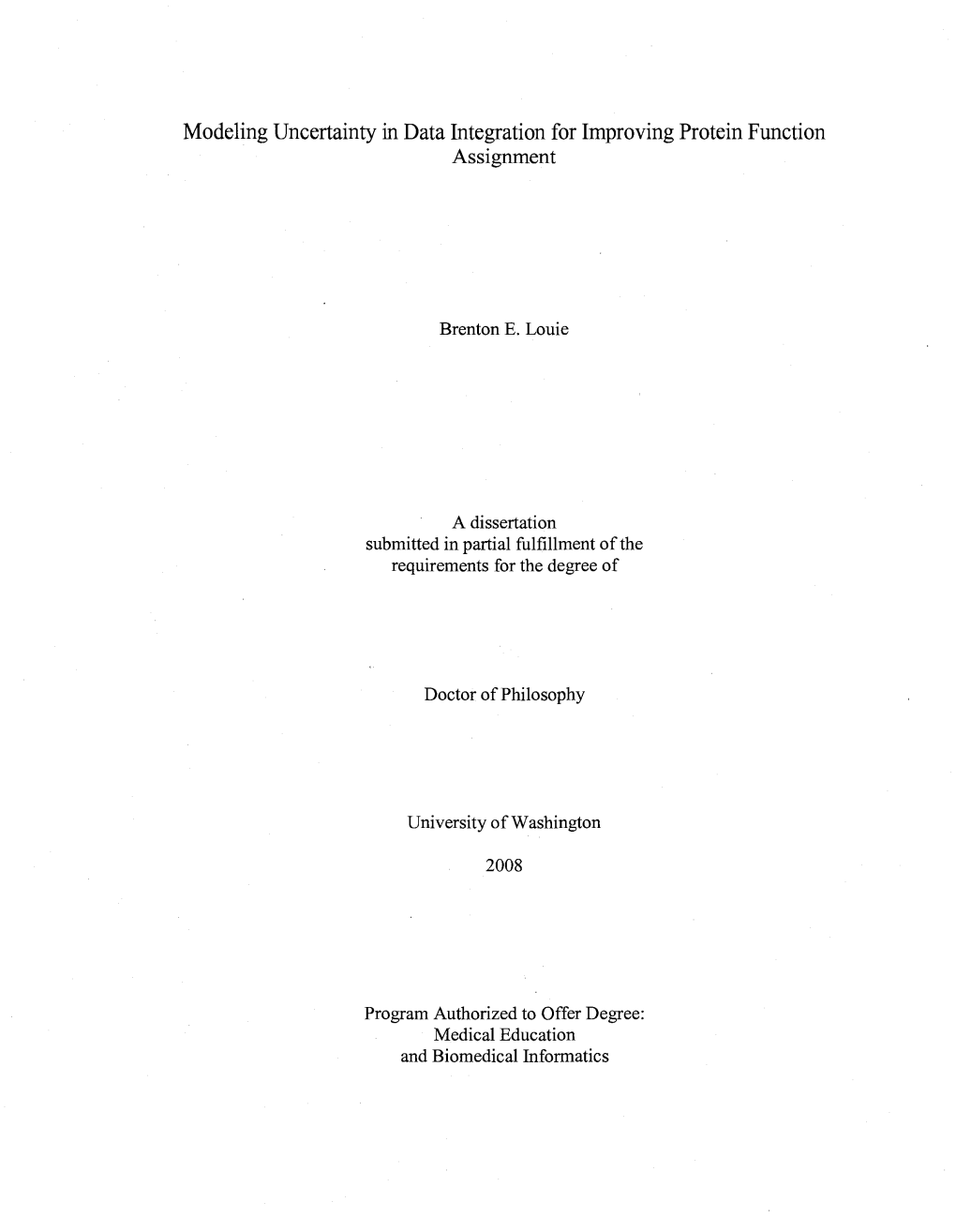 Proquest Dissertations