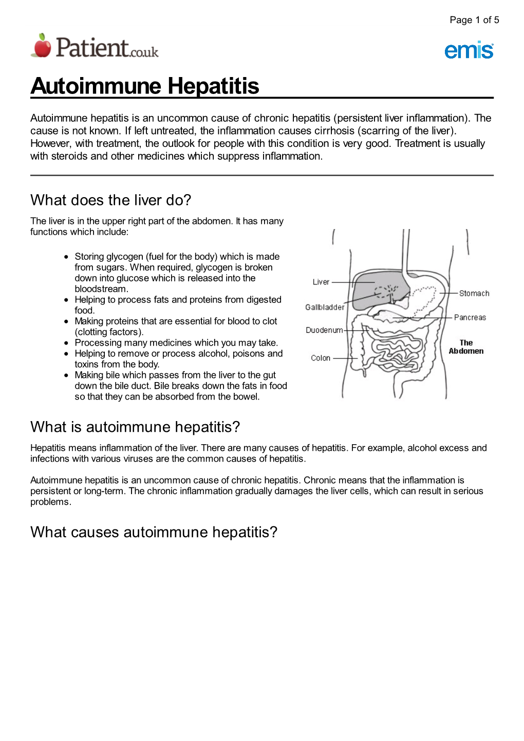 Autoimmune Hepatitis