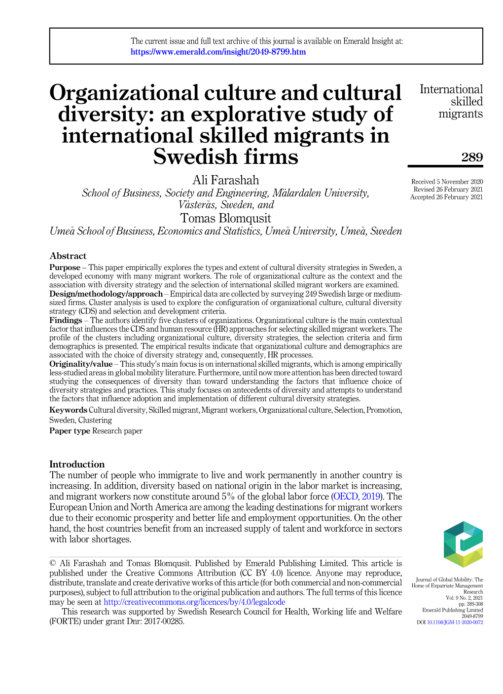 Organizational Culture and Cultural Diversity Strategy (CDS) Is Explored
