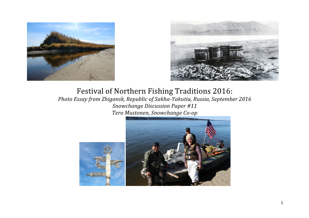 Festival of Northern Fishing Festival 2016