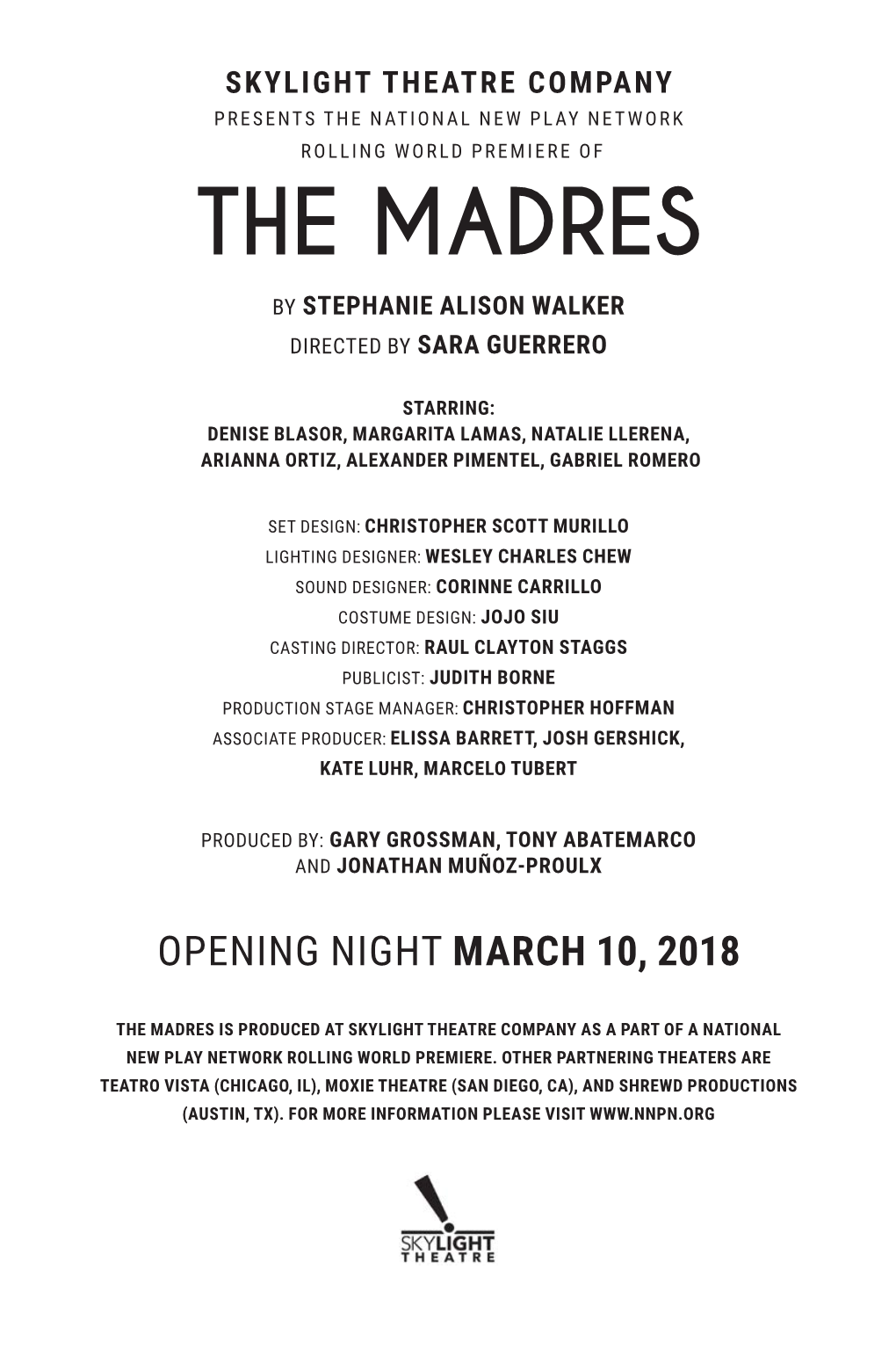 The Madres by Stephanie Alison Walker Directed by Sara Guerrero