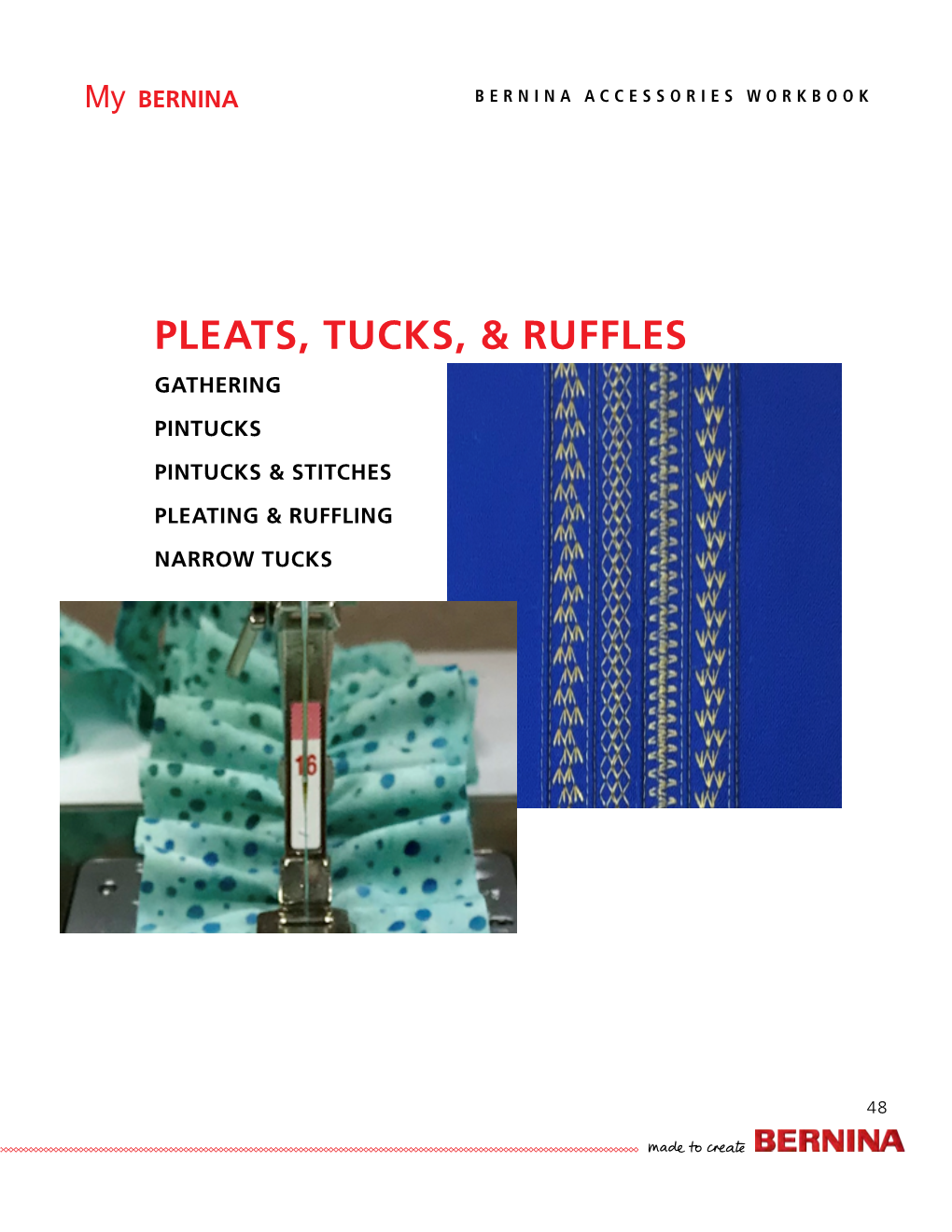 Pleats, Tucks, & Ruffles