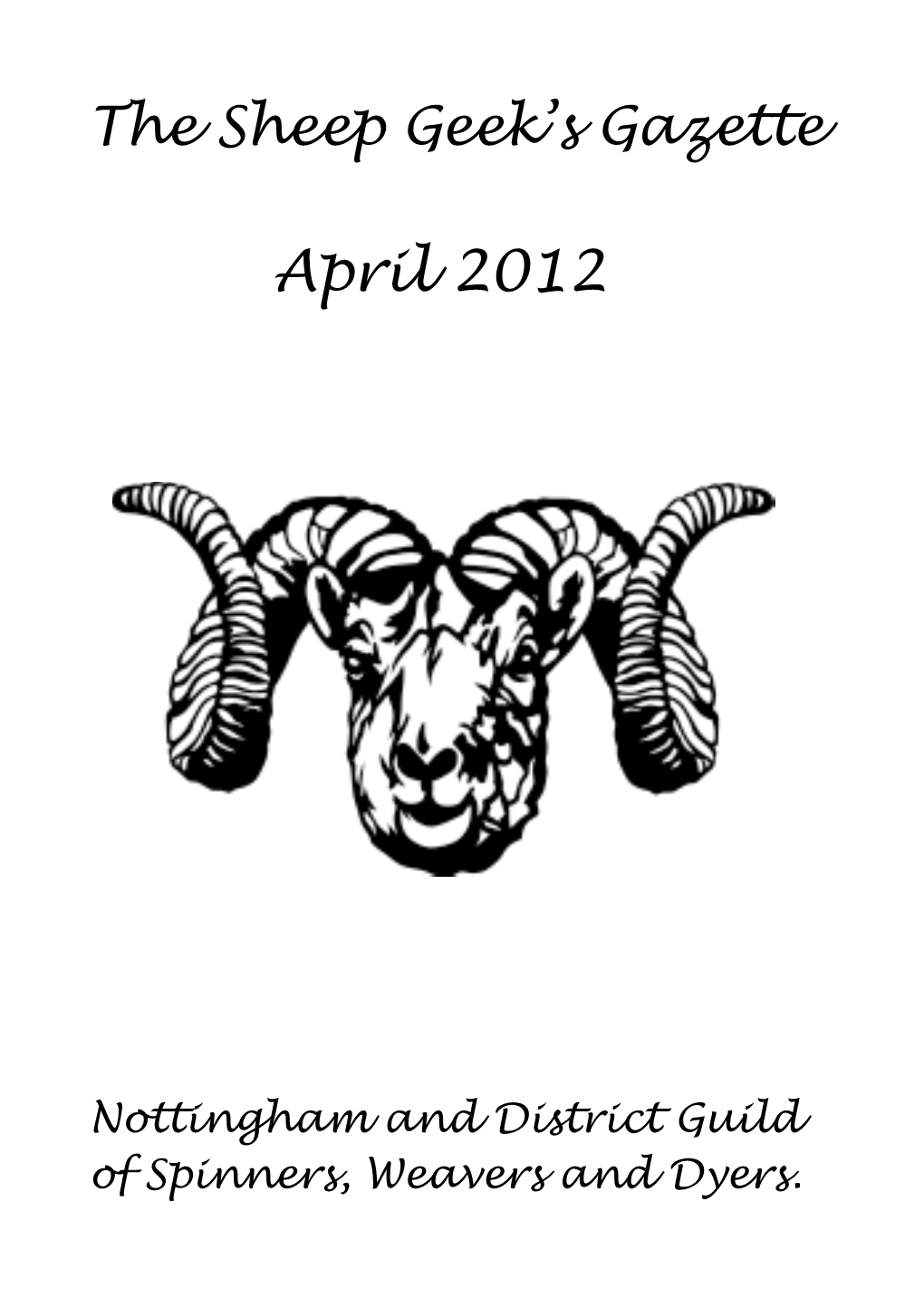 2012 Spring Newsletter