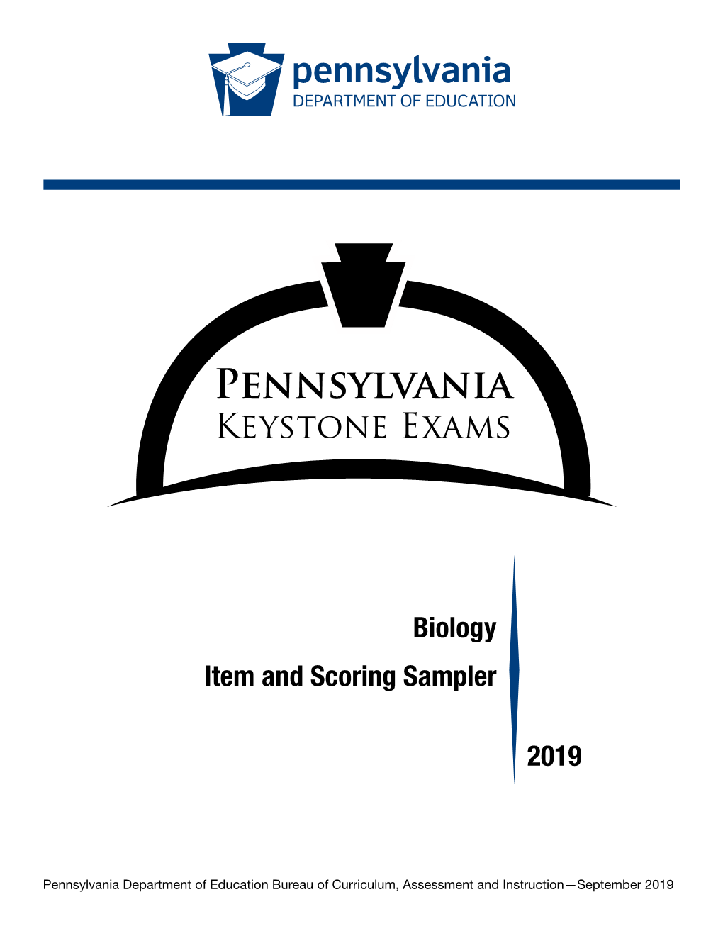 Keystone Exam Biology Item and Scoring Sampler