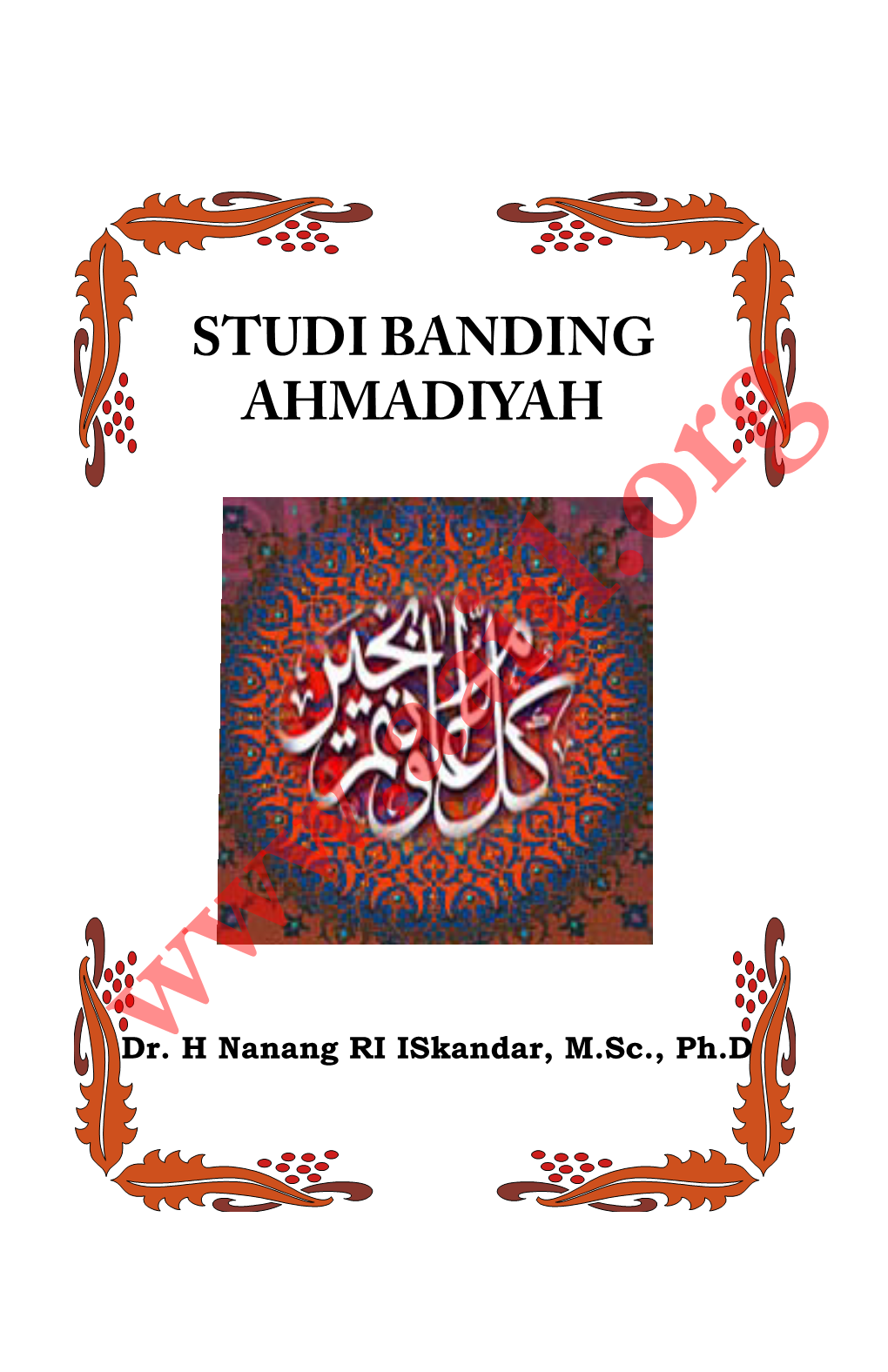 Studi Banding Ahmadiyah