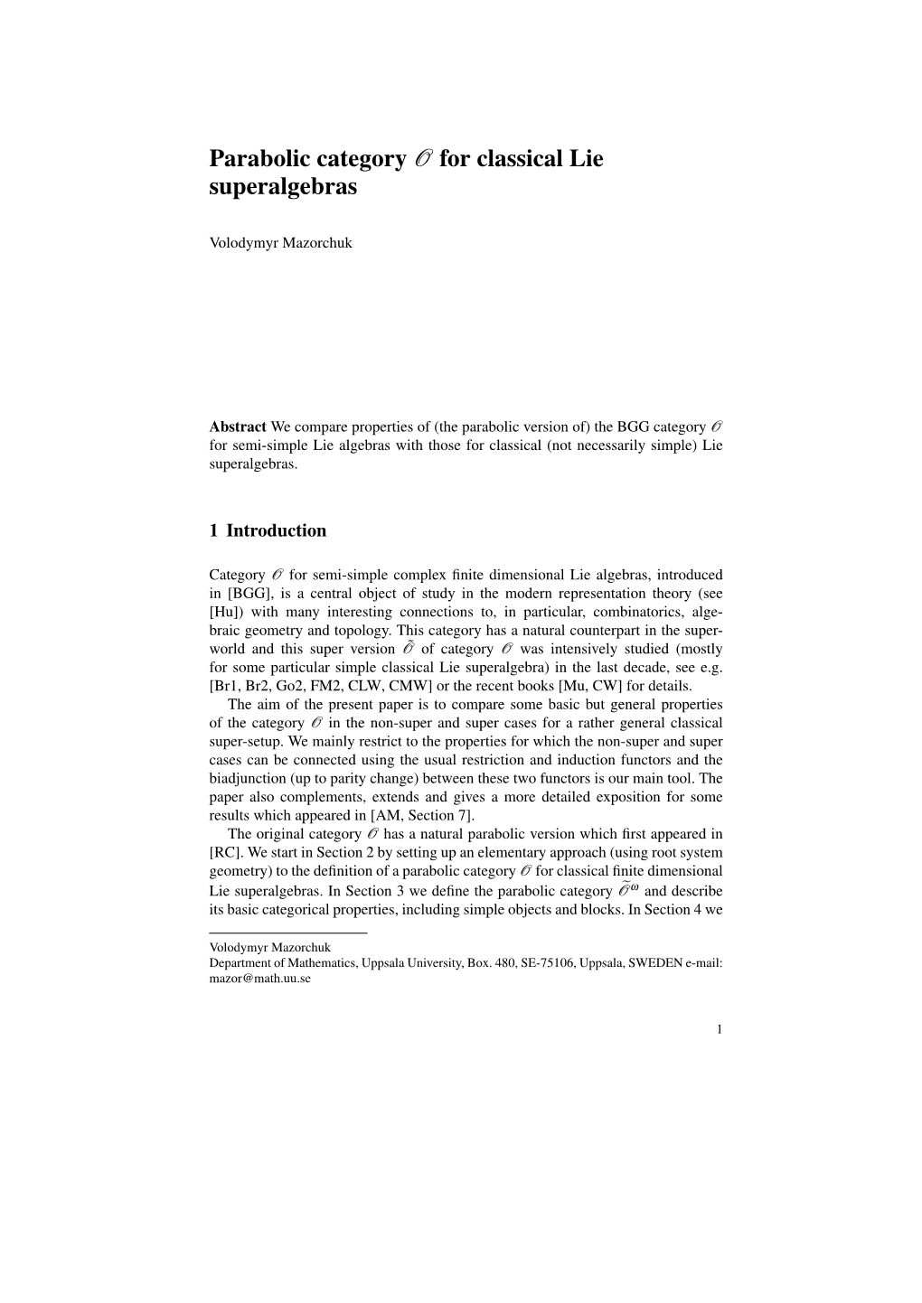 Parabolic Category O for Classical Lie Superalgebras