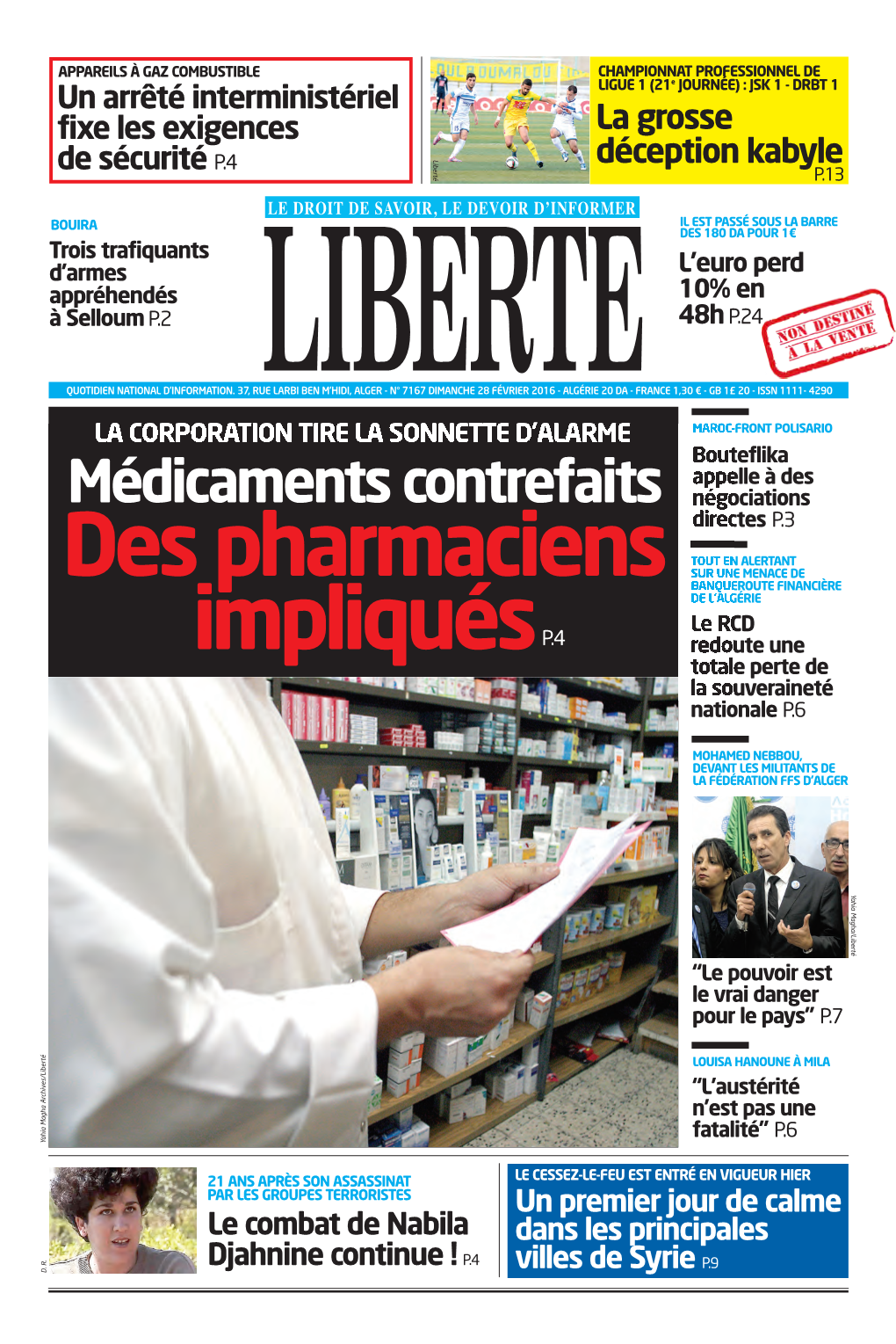 Médicaments Contrefaits Négociations Directes P.3