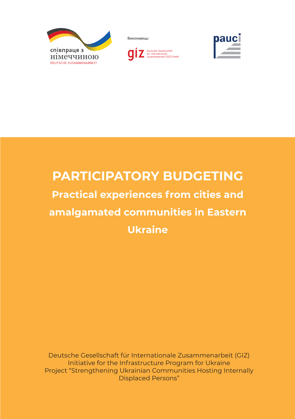 Participatory Budgeting in Eastern Ukraine 2019