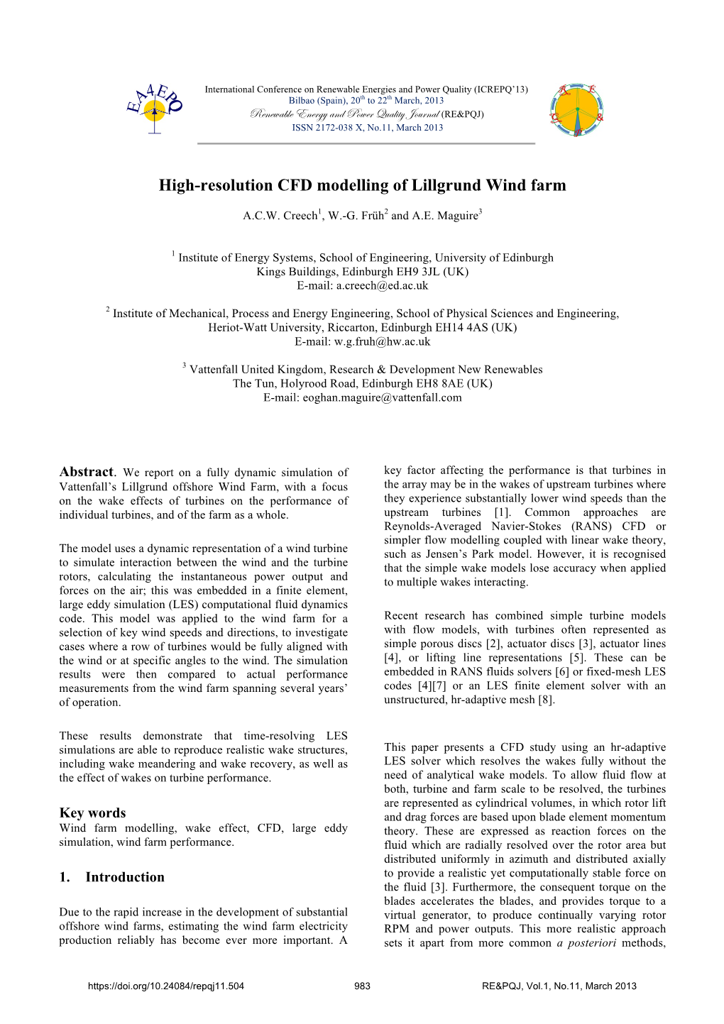 High-Resolution CFD Modelling of Lillgrund Wind Farm