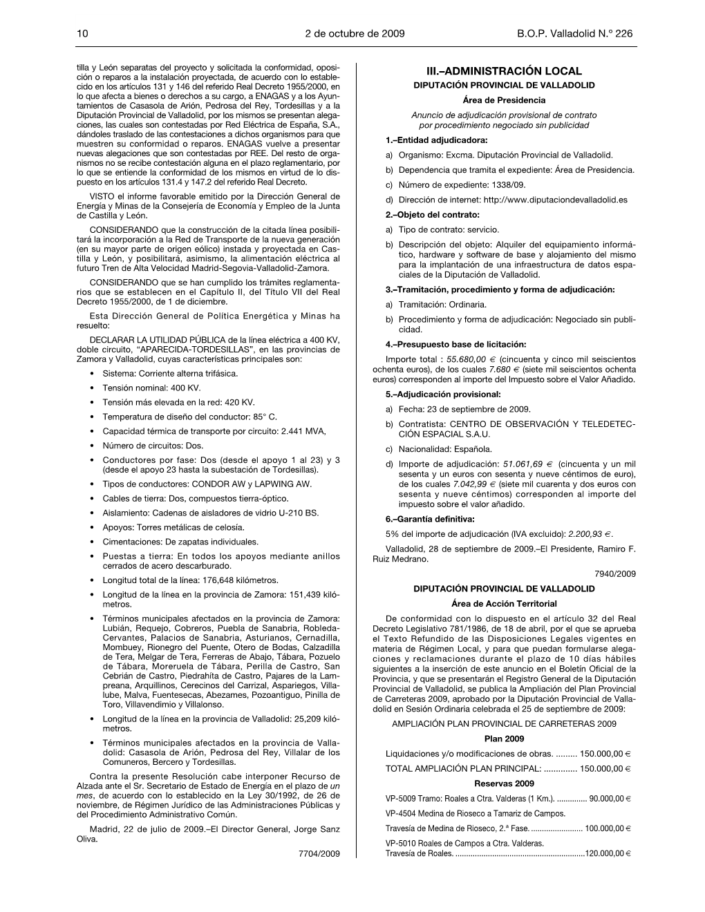 Iii.–Administración Local