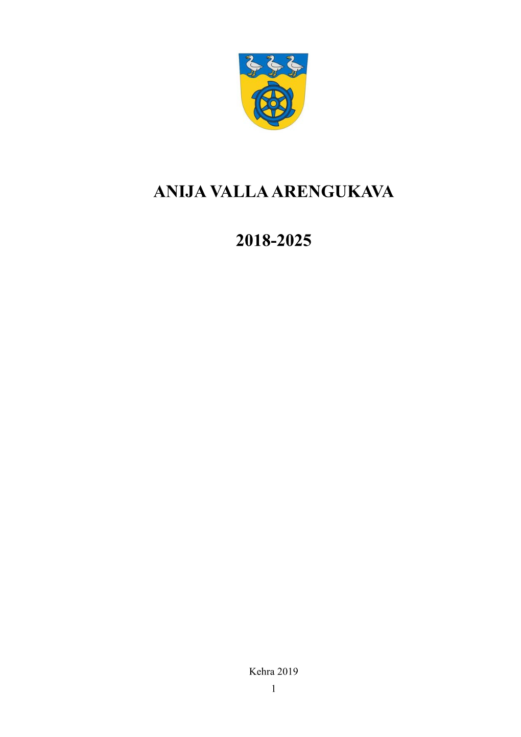 Anija Valla Arengukava 2018-2025