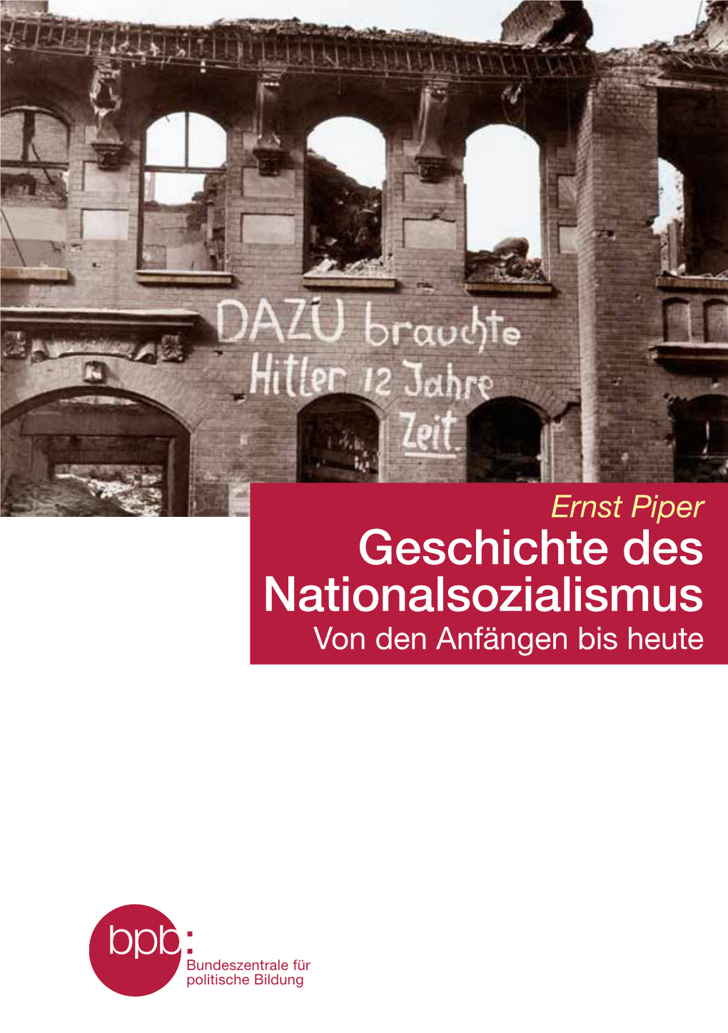 Geschichte Des Nationalsozialismus
