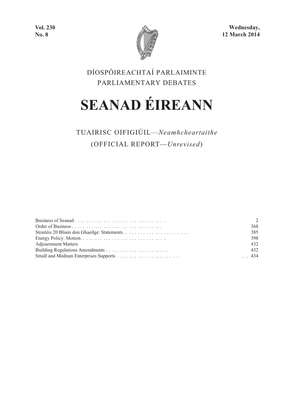 Seanad Éireann