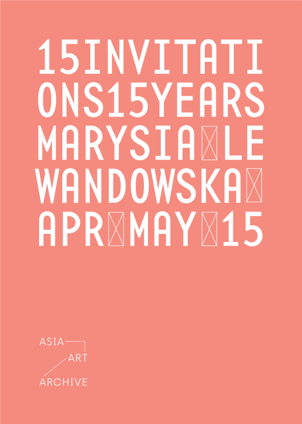 15Invitati Ons15years Marysia Le Wandowska Apr May 15