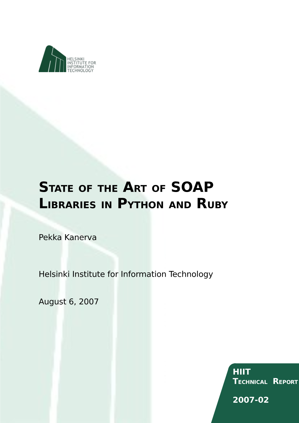 State of the Art of Libraries in Python and Ruby