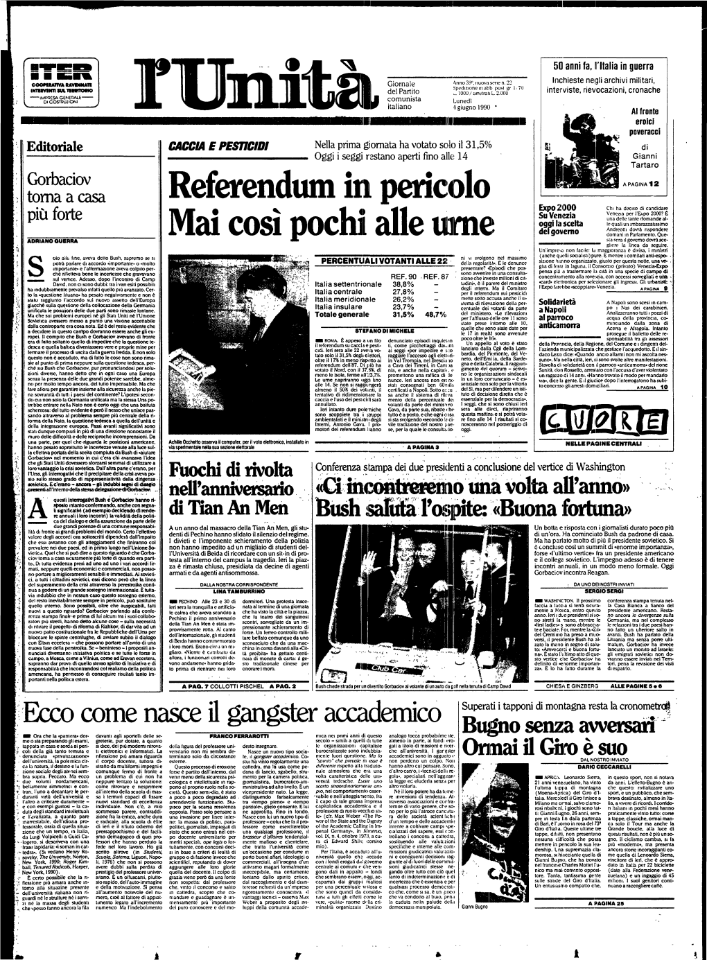 Referendum in Perìcolo Mai Così Pochi Alle Tome