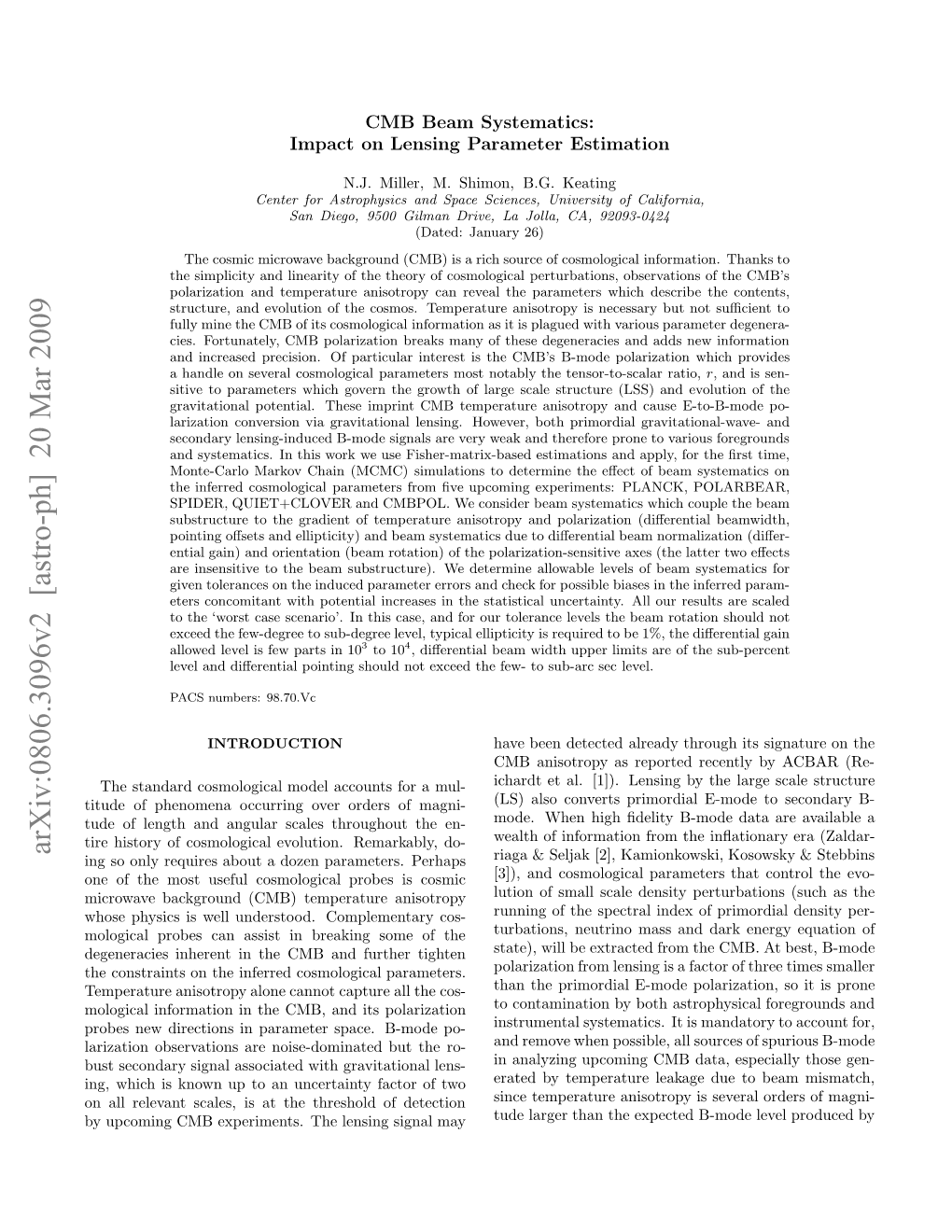 CMB Beam Systematics: Impact on Lensing Parameter Estimation