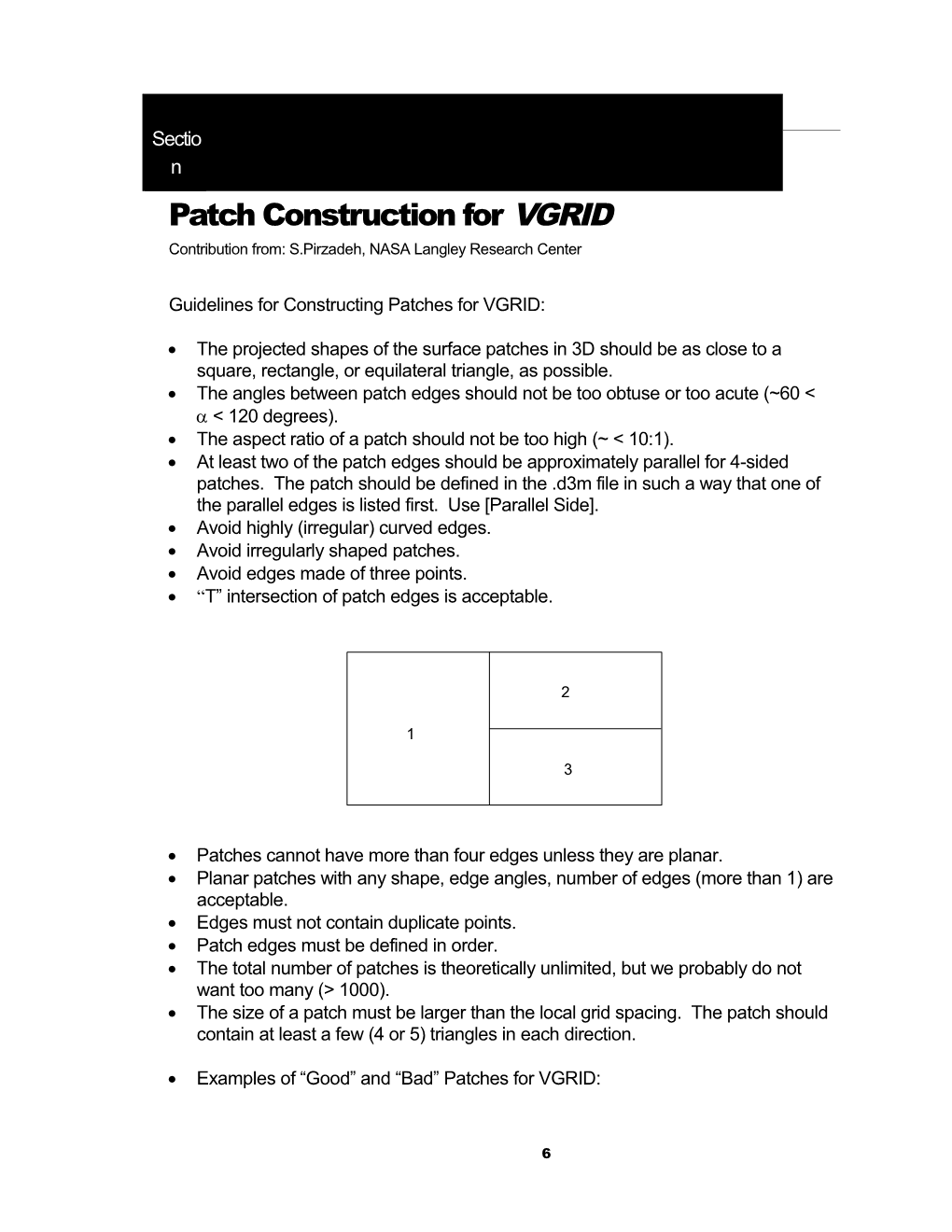 Contribution From: S.Pirzadeh, NASA Langley Research Center