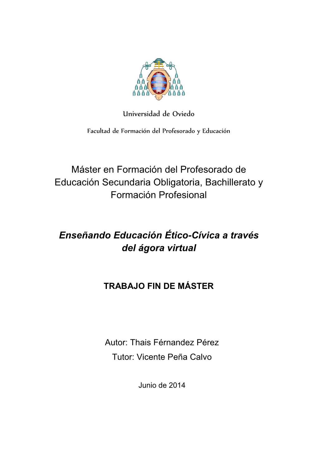 Máster En Formación Del Profesorado De Educación Secundaria Obligatoria, Bachillerato Y Formación Profesional