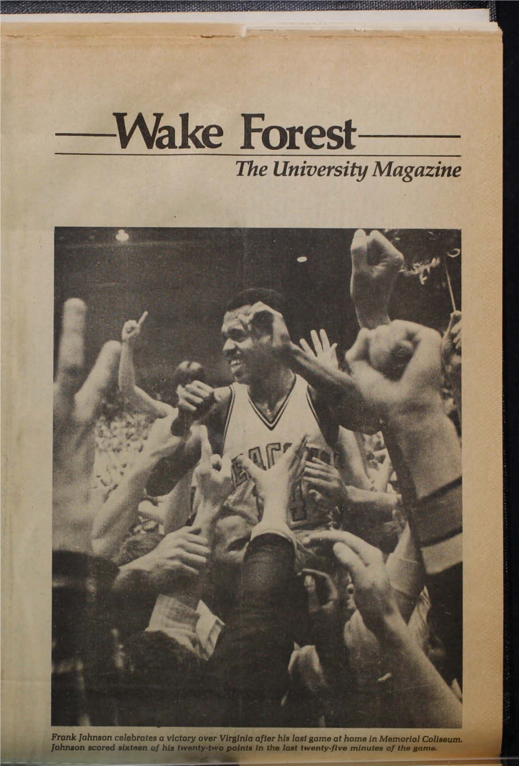 Download: Wake Forest: the University Magazine [May 1981]