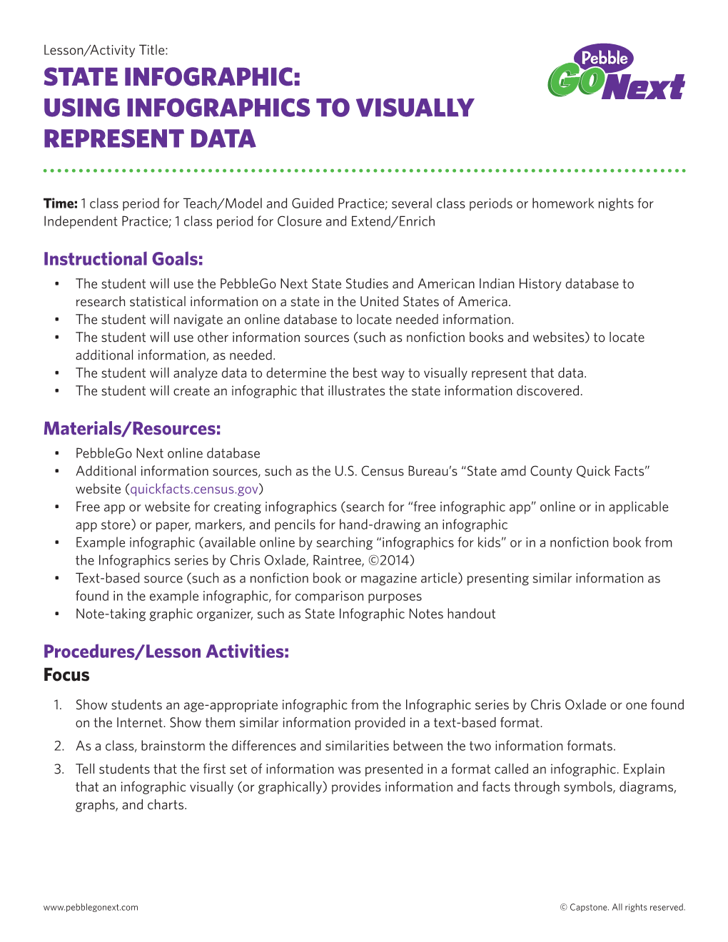 State Infographic: Using Infographics to Visually Represent Data