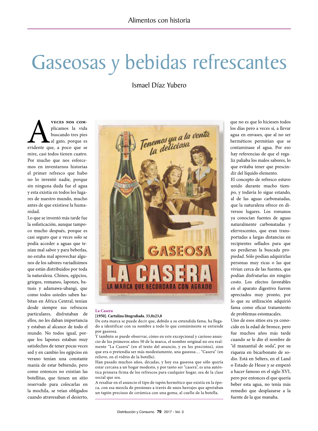 Gaseosas Y Bebidas Refrescantes Ismael Díaz Yubero