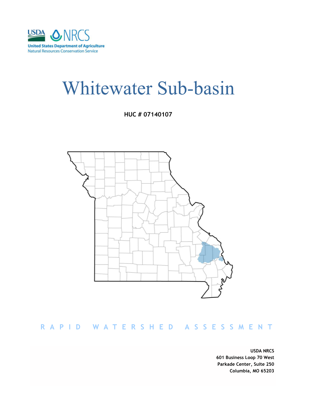 Whitewater Sub-Basin