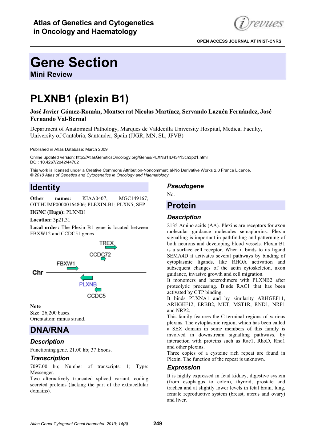 PLXNB1 (Plexin