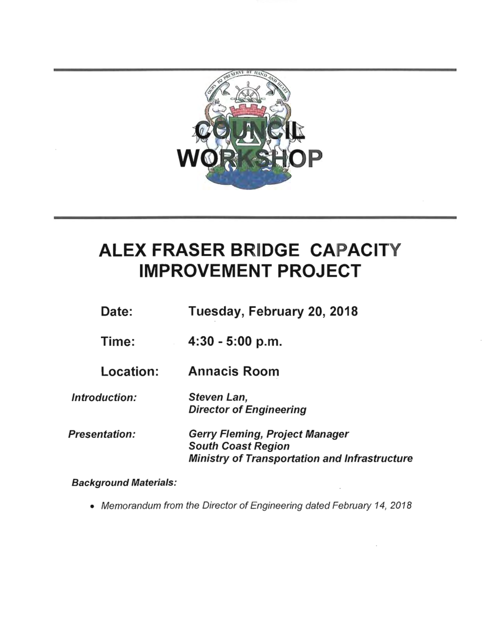 Alex Fraser Bridge Capacity Improvement Project