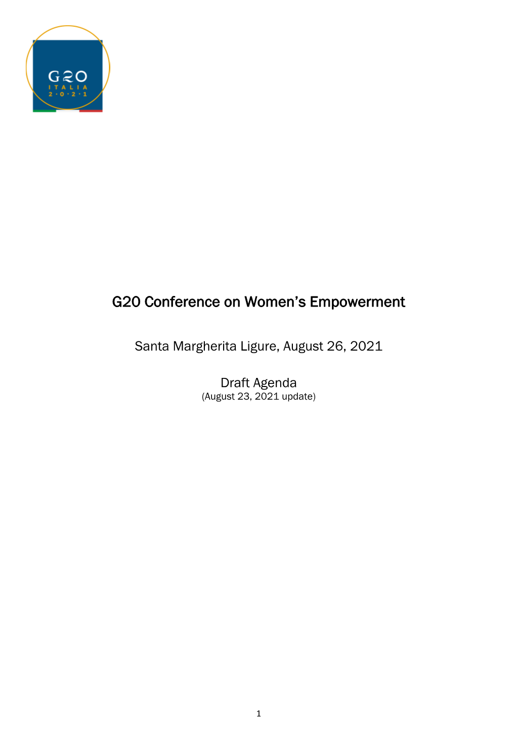 G20 Conference on Women's Empowerment