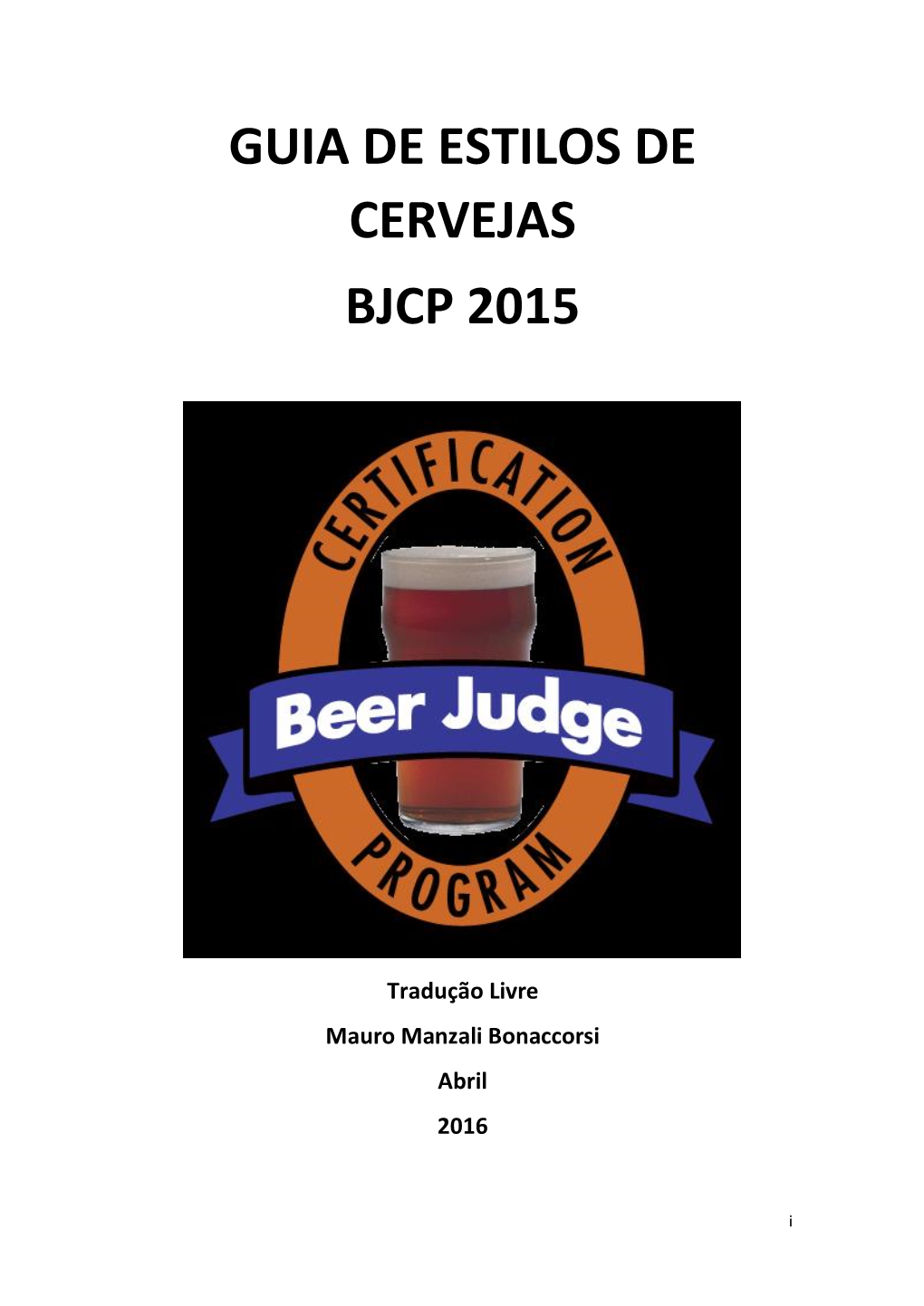 Guia De Estilos De Cervejas Bjcp 2015