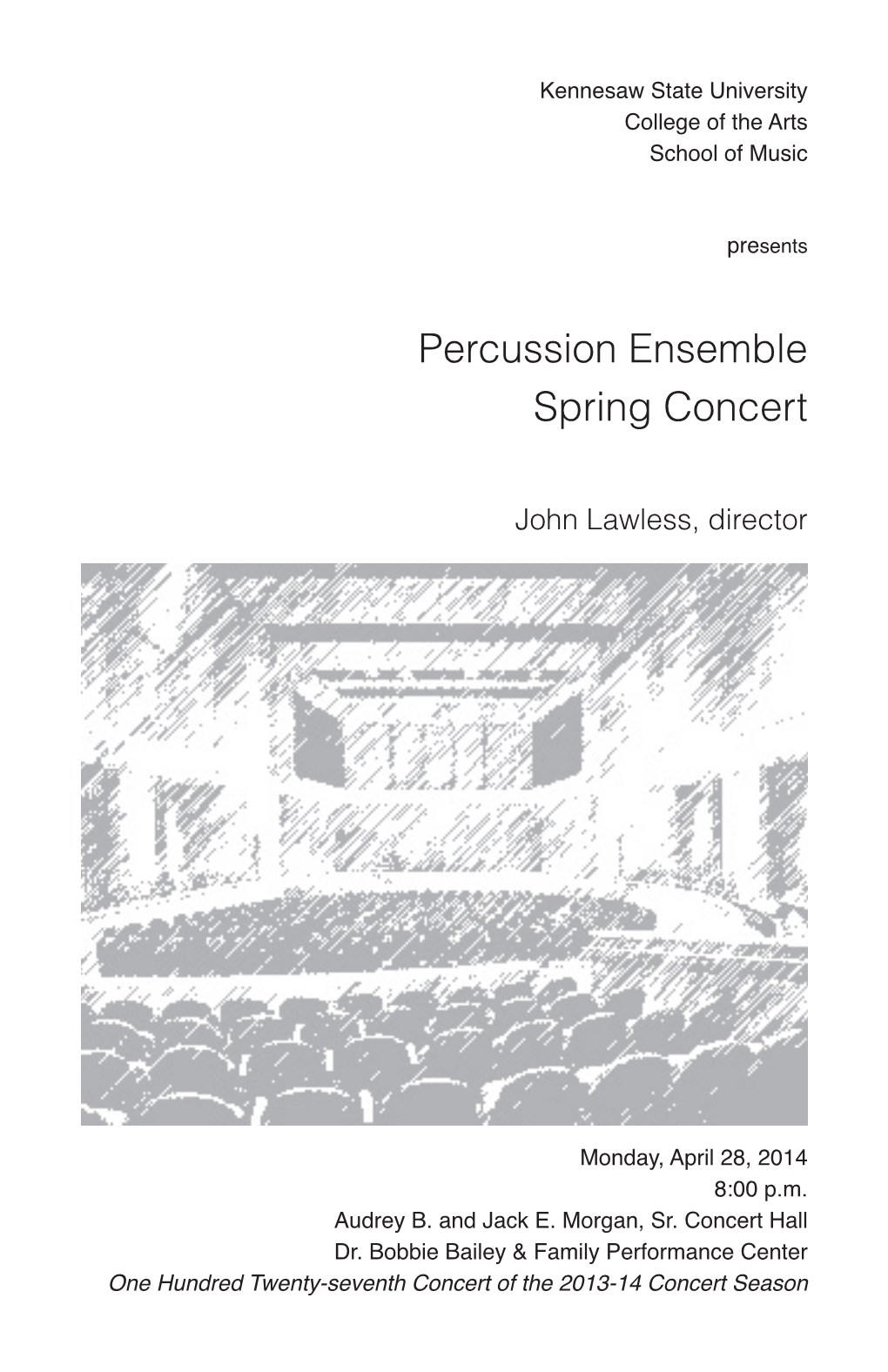 Percussion Ensemble Spring Concert