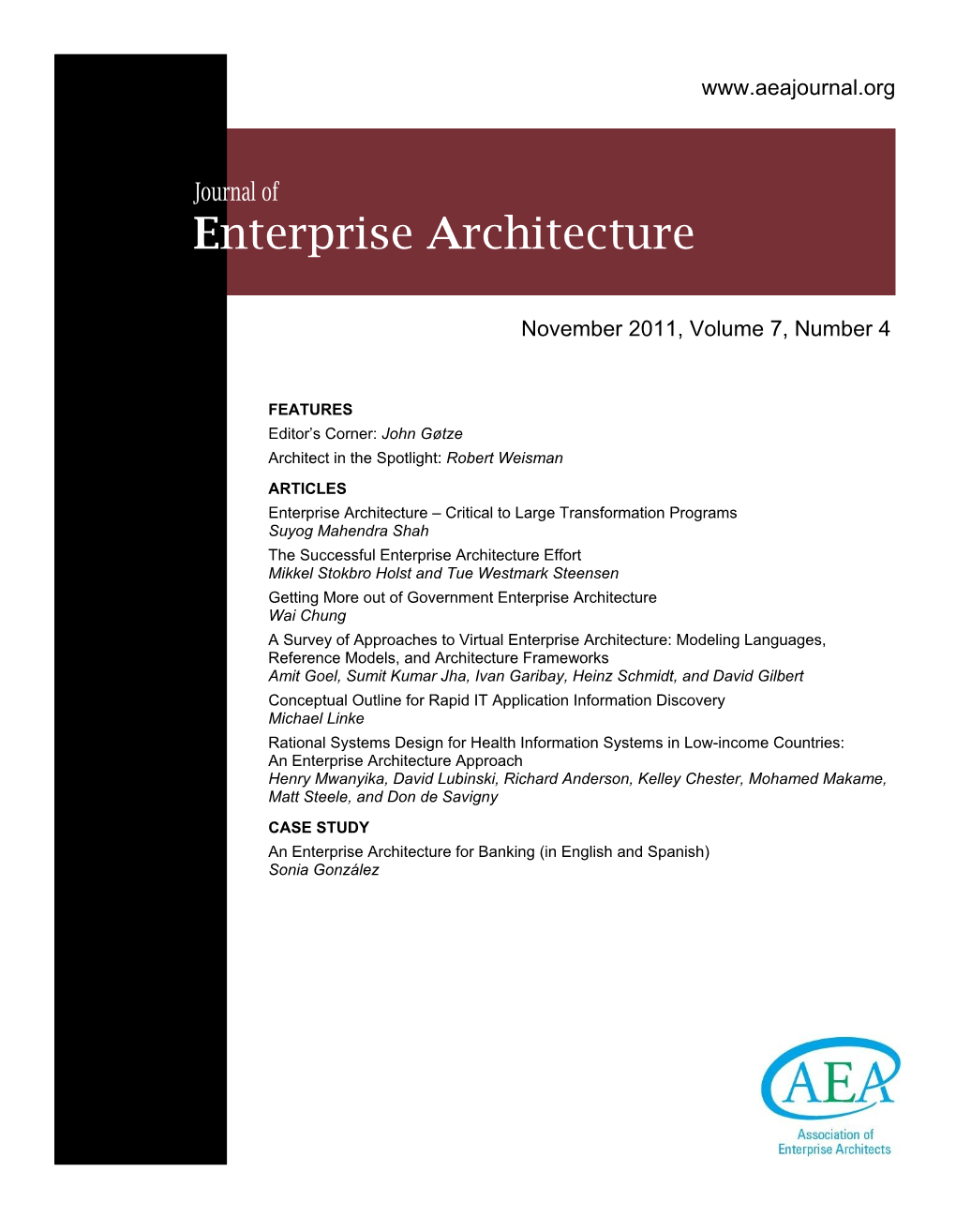 Enterprise Architecture