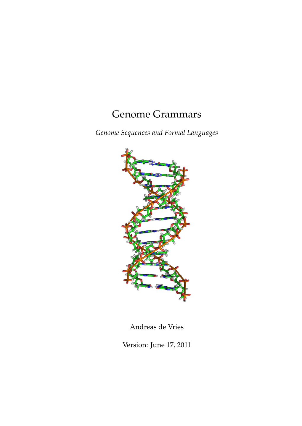 Genome Grammars